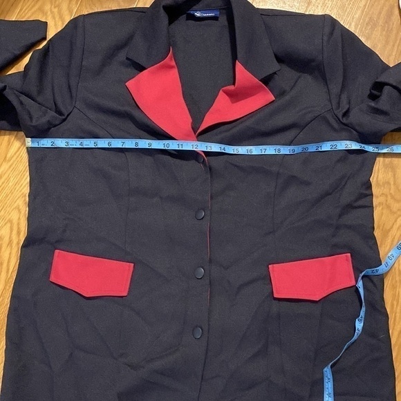 Ps Classic Women’s Black Button down Business Suit with Pink Accents(Size 18)NWT - Picture 4 of 16